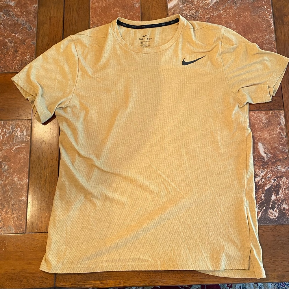 Nike Gold Dri-Fit T-Shirt- Large